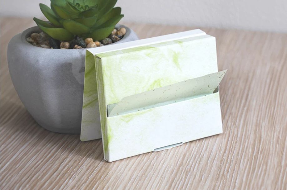 Face Oil Blotting Sheets with Green Tea – 110 Sheets