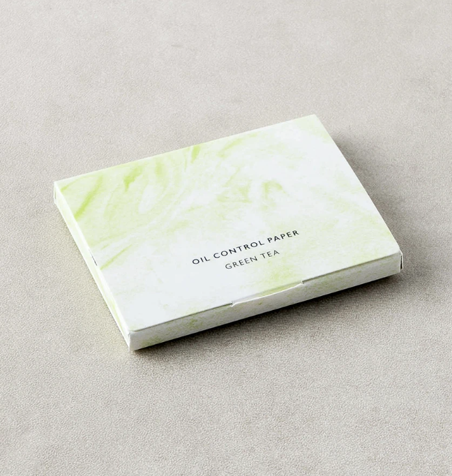 Face Oil Blotting Sheets with Green Tea – 110 Sheets