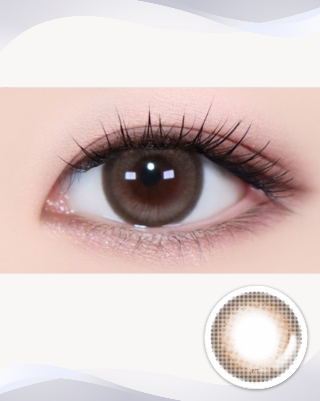 YOUSON Brown 1Day 10P Myopia Color Contact Lenses – Warm & Natural ...